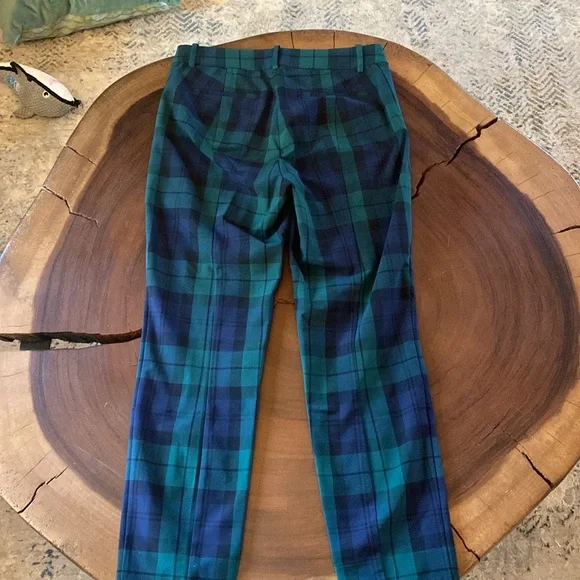 J. Crew Ruby Crop Tartan Pattern Pants/ Size 8 - Picture 6 of 6